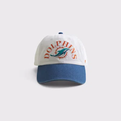 Abercrombie & Fitch Miami Dolphins '47 Clean-up Hat In Gray