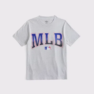 Abercrombie & Fitch Kids' Mlb Graphic Tee In Gray