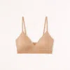 Abercrombie & Fitch Next To Naked V-neck Bralette In Brown