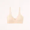 Abercrombie & Fitch Next To Naked V-neck Bralette In Brown