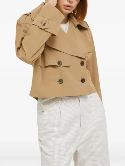 Abercrombie & Fitch Notched-lapels Jacket In Brown