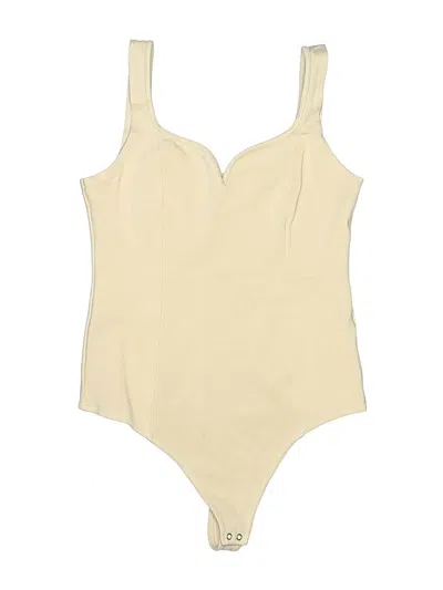 Pre-owned Abercrombie & Fitch One Piece Swimsuit In Ivory