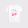 Abercrombie & Fitch Oversized Dum-dums Graphic Tee In White
