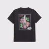 Abercrombie & Fitch Oversized Jarritos Graphic Tee In Black