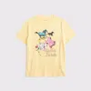 Abercrombie & Fitch Oversized Willie Nelson Graphic Tee In Yellow