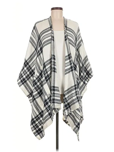 Pre-owned Abercrombie & Fitch Poncho In Gray
