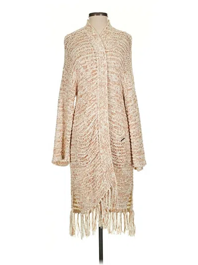 Pre-owned Abercrombie & Fitch Poncho In Tan