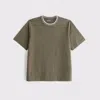Abercrombie & Fitch Premium Heavyweight 2.0 Tee In Green
