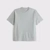 Abercrombie & Fitch Premium Heavyweight 2.0 Tee In Gray