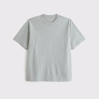Abercrombie & Fitch Premium Heavyweight 2.0 Tee In Gray