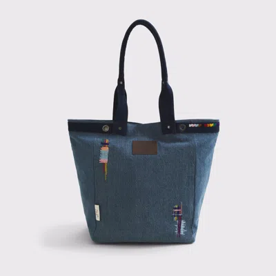 Abercrombie & Fitch Pride Denim Tote In Blue