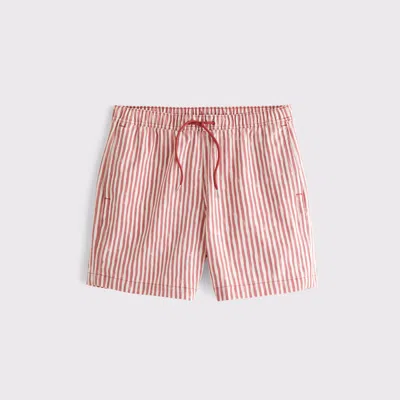 Abercrombie Pull On Swim Shorts In Red from Abercrombie & Fitch