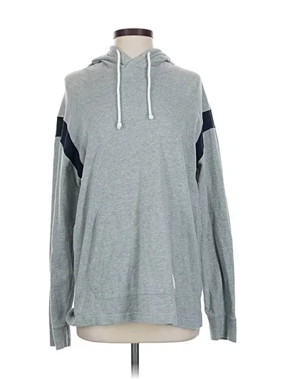 Pre-owned Abercrombie & Fitch Pullover Hoodie In Gray