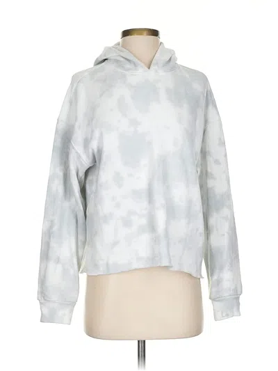 Pre-owned Abercrombie & Fitch Pullover Hoodie In Silver