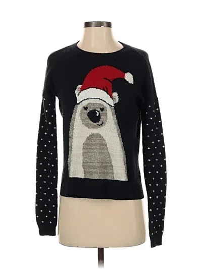 Pre-owned Abercrombie & Fitch Pullover Sweater In Black