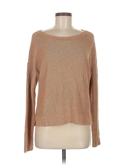 Pre-owned Abercrombie & Fitch Pullover Sweater In Brown