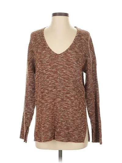 Pre-owned Abercrombie & Fitch Pullover Sweater In Brown