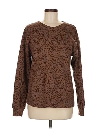 Pre-owned Abercrombie & Fitch Pullover Sweater In Brown