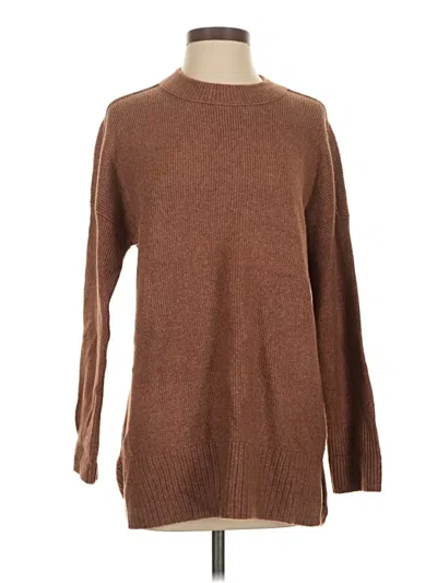 Abercrombie & Fitch Pullover Sweater In Brown