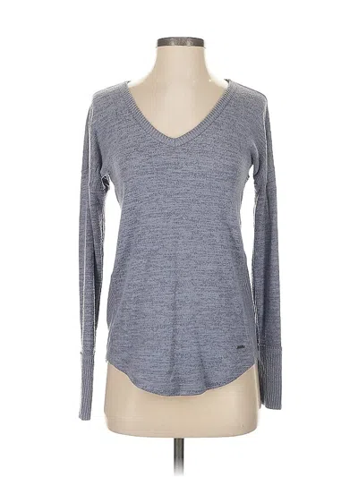 Pre-owned Abercrombie & Fitch Pullover Sweater In Gray