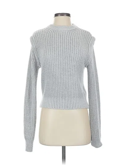 Pre-owned Abercrombie & Fitch Pullover Sweater In Silver