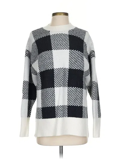 Pre-owned Abercrombie & Fitch Pullover Sweater In White