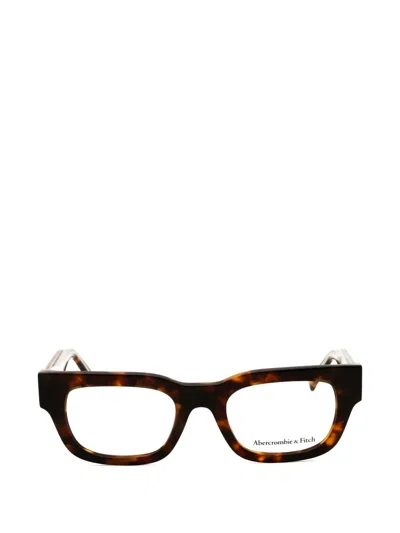 Abercrombie & Fitch Rectangle-frame Glasses In Brown