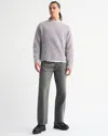 Abercrombie & Fitch Relaxed Straight Jean In Gray