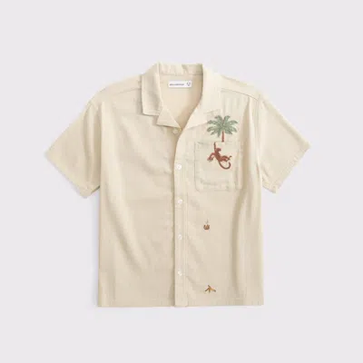 Abercrombie & Fitch Kids' Resort Short-sleeve Shirt In Red
