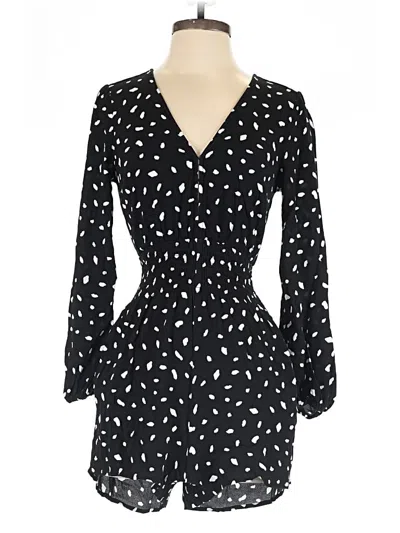 Pre-owned Abercrombie & Fitch Romper In Black