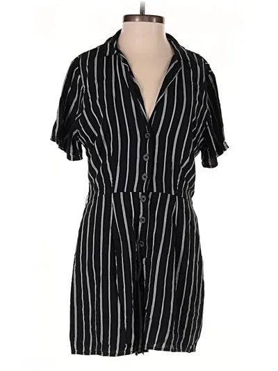 Pre-owned Abercrombie & Fitch Romper In Black