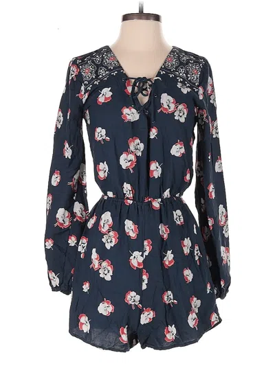 Pre-owned Abercrombie & Fitch Romper In Blue