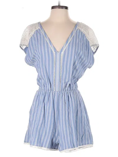 Pre-owned Abercrombie & Fitch Romper In Blue