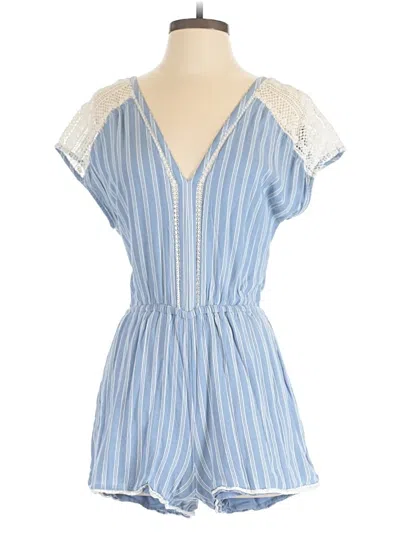 Pre-owned Abercrombie & Fitch Romper In Blue