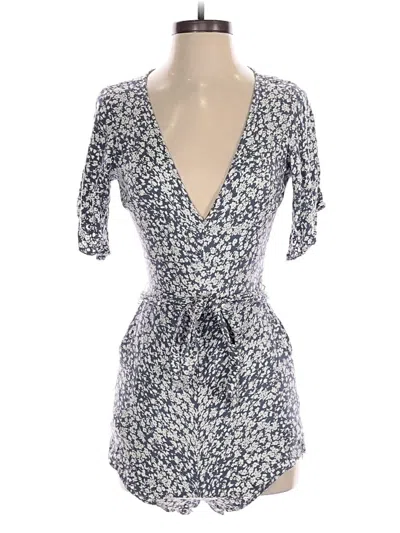 Pre-owned Abercrombie & Fitch Romper In Blue