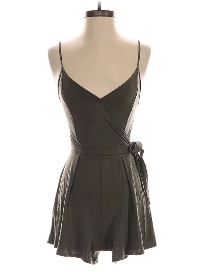 Pre-owned Abercrombie & Fitch Romper In Green