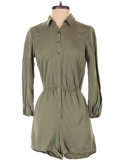 Pre-owned Abercrombie & Fitch Romper In Green