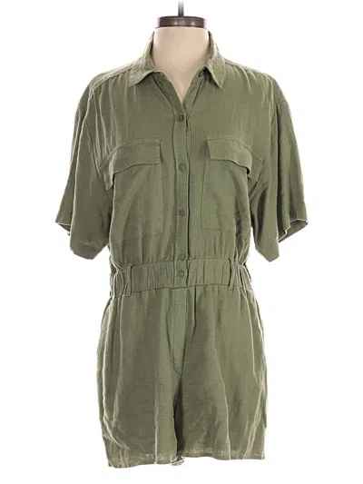 Pre-owned Abercrombie & Fitch Romper In Green