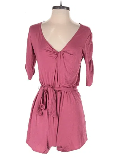 Pre-owned Abercrombie & Fitch Romper In Pink
