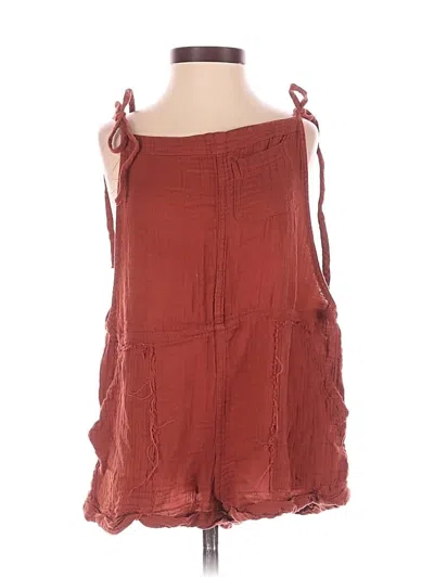Pre-owned Abercrombie & Fitch Romper In Red
