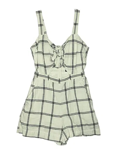 Pre-owned Abercrombie & Fitch Romper In White