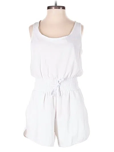 Pre-owned Abercrombie & Fitch Romper In White