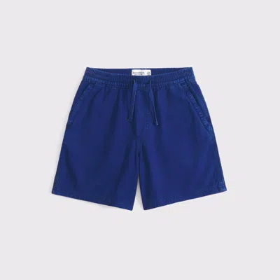 Abercrombie & Fitch Kids' Salt Wash Shorts In Blue