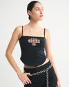 Abercrombie & Fitch San Francisco 49ers Bra-free Corset Top In Black