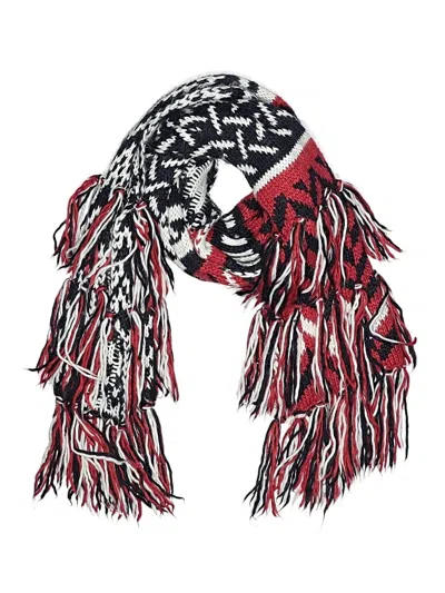 Pre-owned Abercrombie & Fitch Scarf In Red