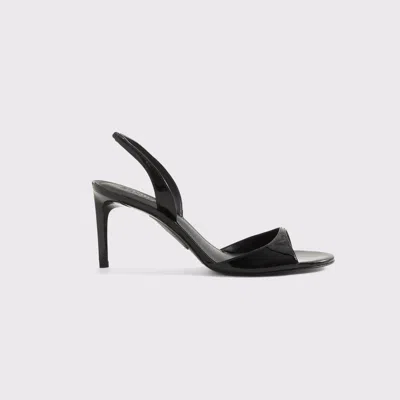 Abercrombie & Fitch Scarlett Mid-heel Slingback Sandal In Black