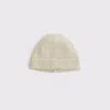 Abercrombie & Fitch Short Beanie In White
