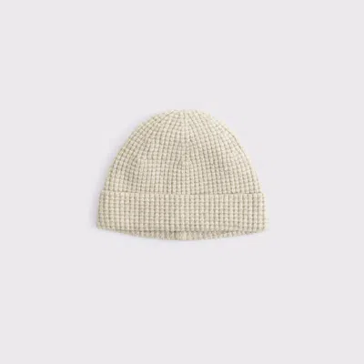 Abercrombie & Fitch Short Beanie In White