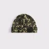Abercrombie & Fitch Short Beanie In Green