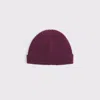 Abercrombie & Fitch Short Beanie In Purple